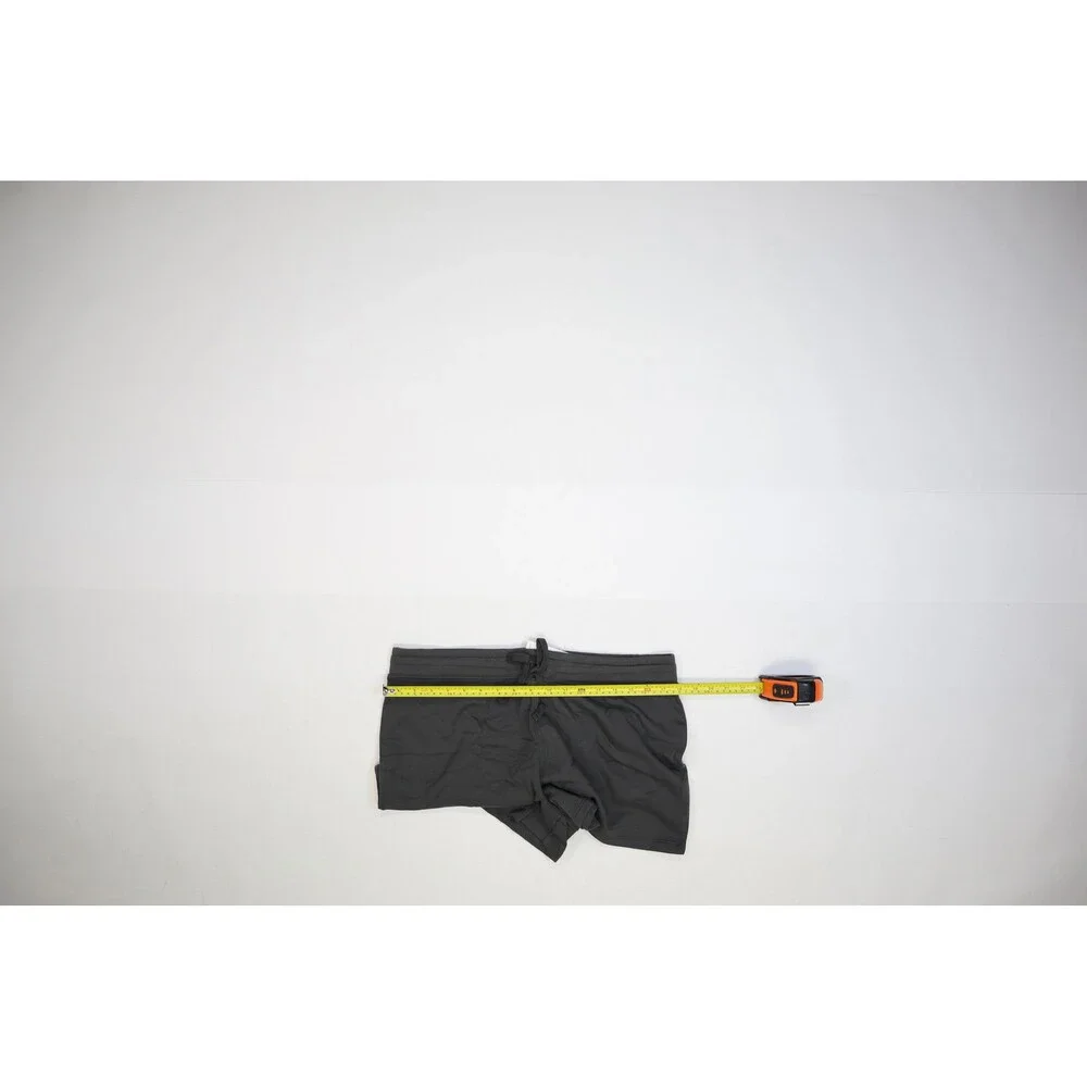 GAP Shorts Womens Large Soft Black Fleece Drawstring Lounge NL Fleece Shor Comfy - Picture 11 of 11